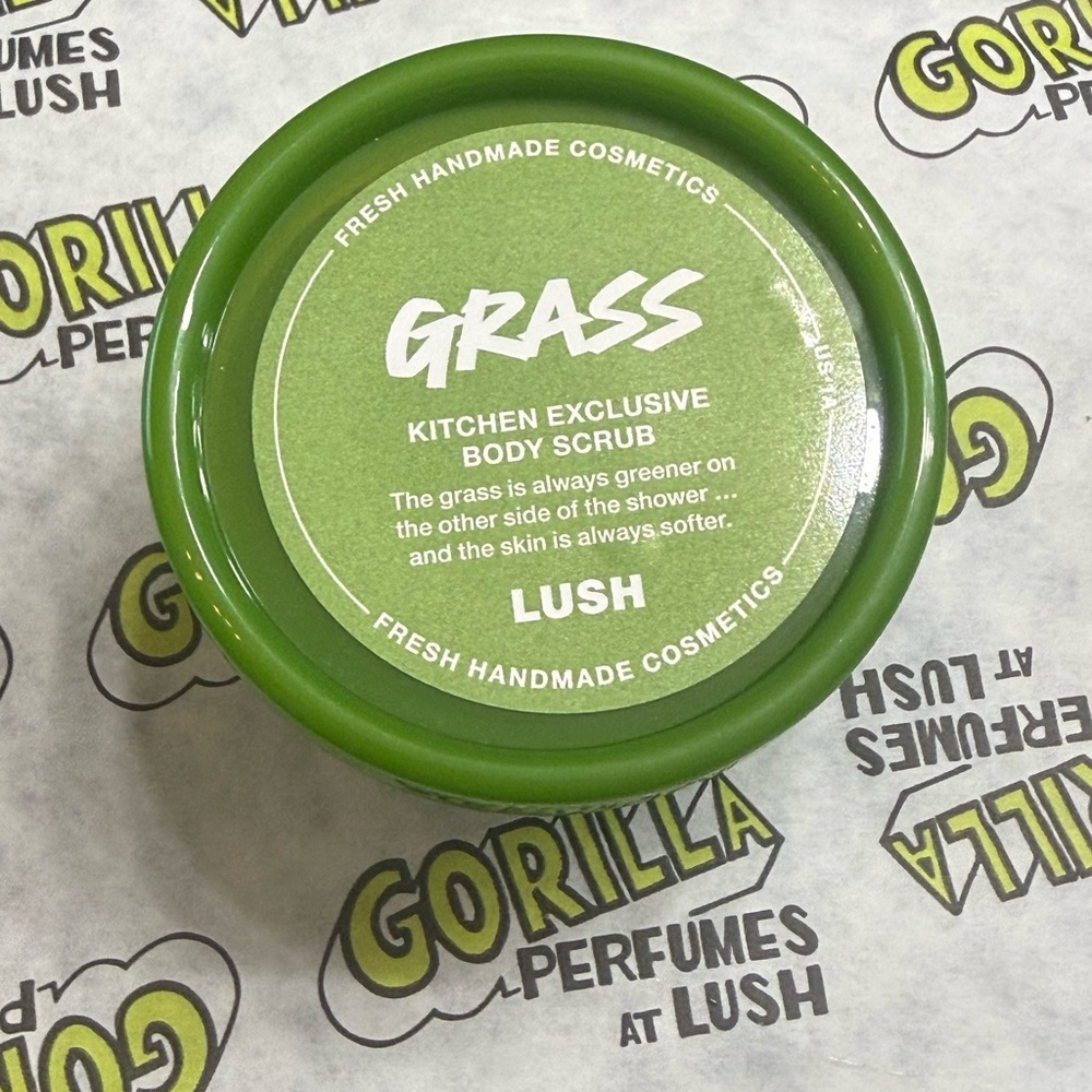 Lush Grass Body Scrub – New & Unused – Authentic Lush